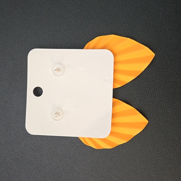 Large Statement Enamel Post Earrings, NWT - Picture 10 of 11